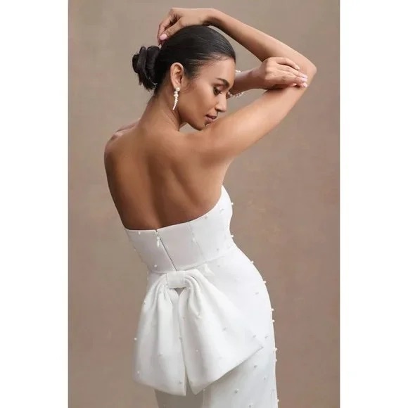 Sachin & Babi Gemma Pearl Midi Dress EUC Size 2 - Picture 3 of 11